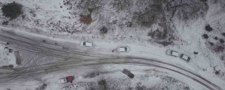 Balıkesir kar hasretini dağlarda dindirdi