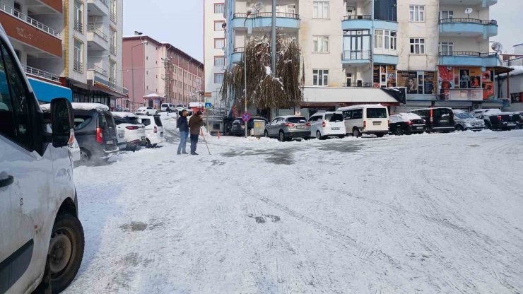 Kulp’ta kar manzaraları