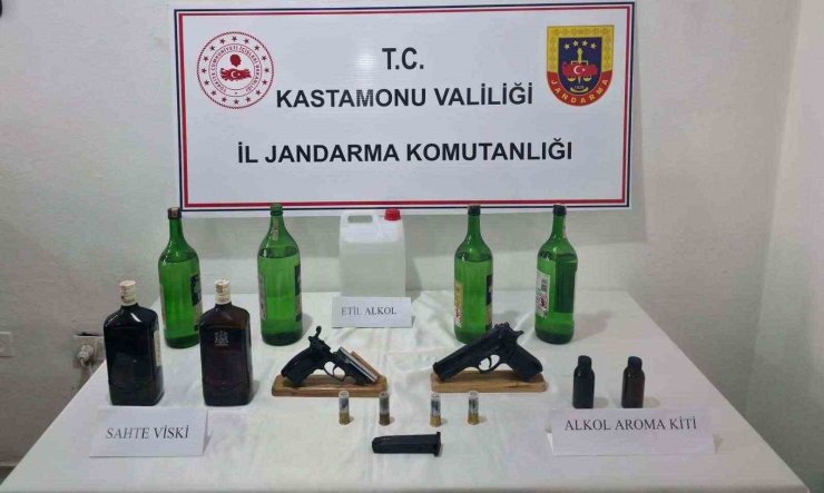 Kastamonu’da sahte içi operasyonu: 4 gözaltı