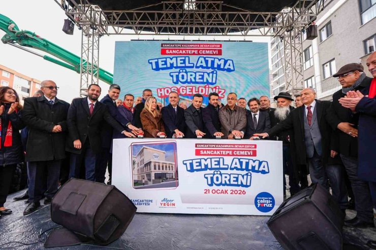 Sancaktepe’de Fatih Mahallesi Cemevi’nin temeli atıldı