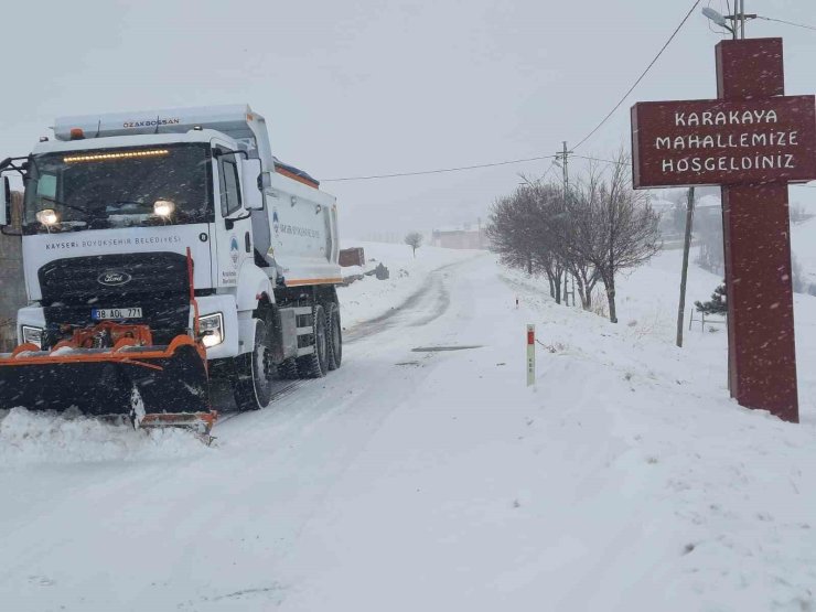 Kayseri’de ulaşıma kapalı yol yok