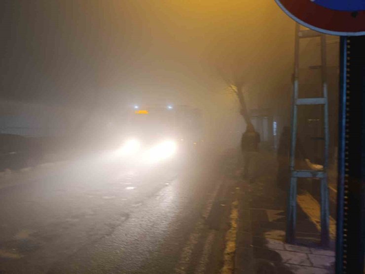 Kahramanmaraş sise teslim oldu, göz gözü görmedi