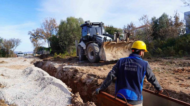 Datça İskele Mahallesi Çomarlık’ta kanalizasyon sorunu sona eriyor