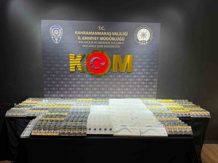 Kahramanmaraş’ta kaçakçılık operasyonları: 10 şahsa işlem yapıldı