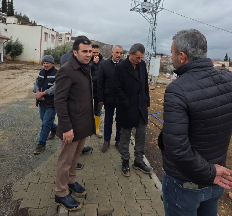 Kaymakam Algın, köylerde incelemelerde bulundu