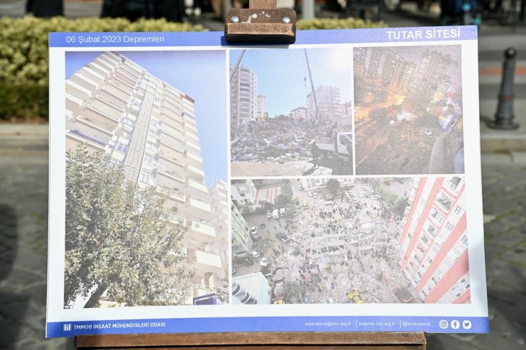 6 Şubat depremlerinde can veren vatandaşlar Trabzon’da anıldı