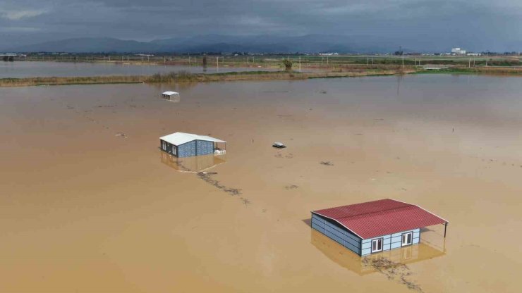 İzmir’de sağanak ovayı göle çevirdi