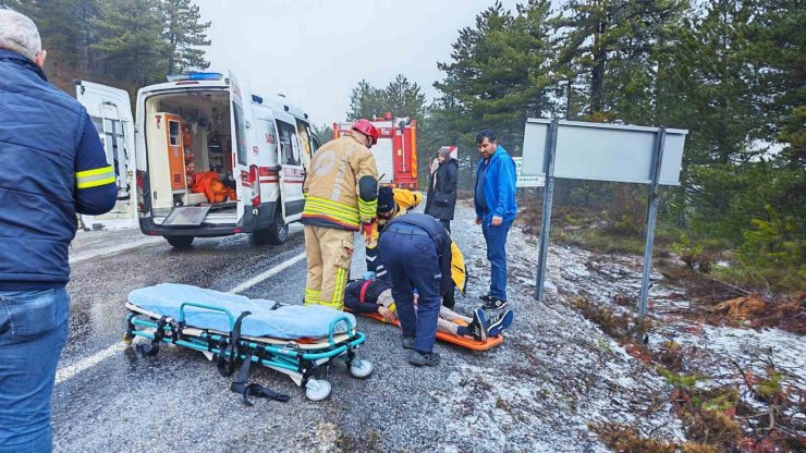 Manisa’da trafik kazası: 2 yaralı