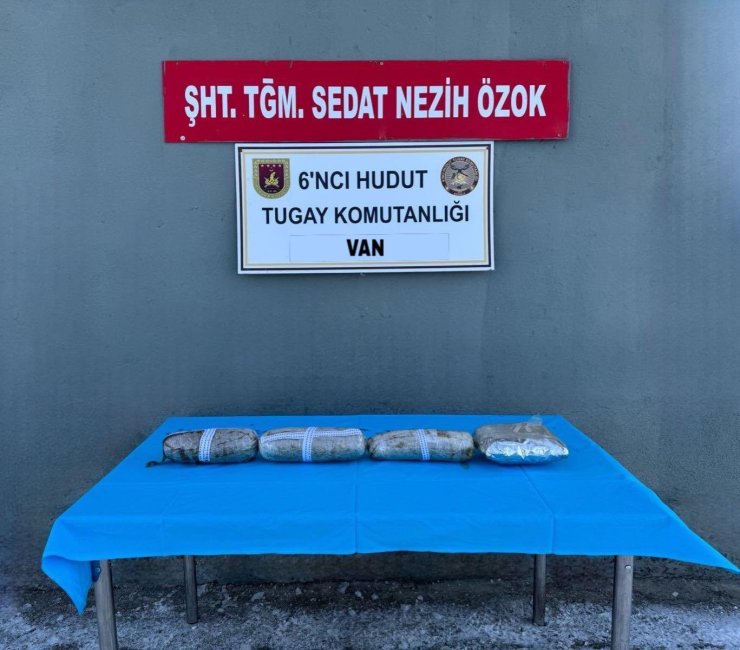 MSB, Van’da yürütülen operasyonlarda 5 kilogram uyuşturucu madde ele geçirildiğini duyurdu