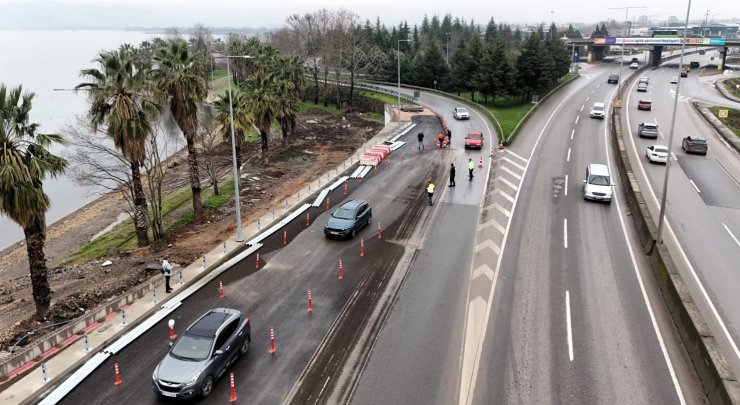 Başiskele Koridor Projesi’nin kuzey yan yolu trafiğe açıldı