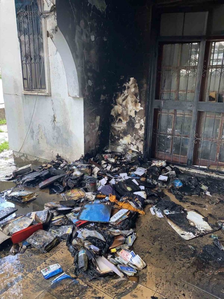 Yangında kundaklama şüphesi