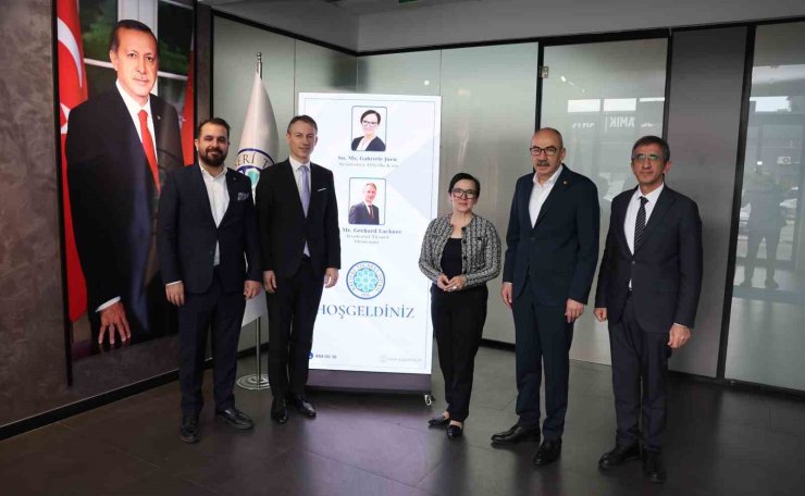 Avusturya’nın Ankara Büyükelçisi ile Ticaret Müşavirinden KTO’ya ziyaret