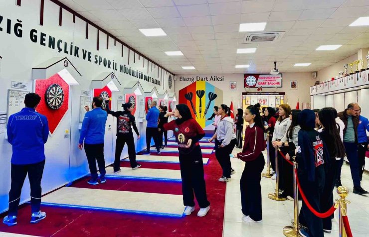 Elazığ’da dart müsabakaları sona erdi