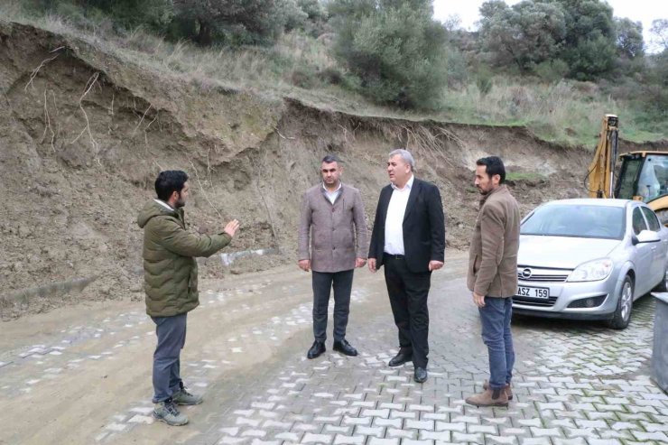Söke’de yoğun yağış nedeniyle belediye ekipleri teyakkuzda