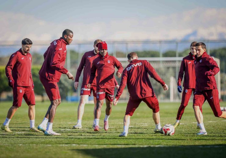 Trabzonspor, Fenerbahçe maçı hazırlıklarını sürdürdü
