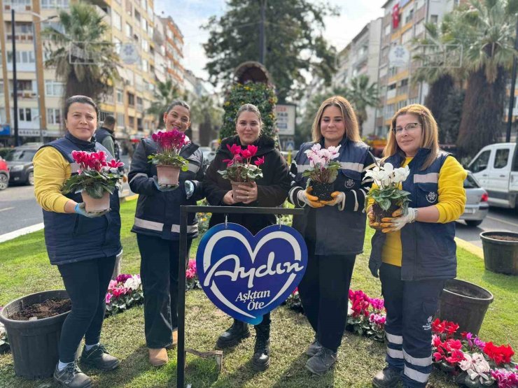 Büyükşehir’den kente ’Sevgililer Günü’ dokunuşu
