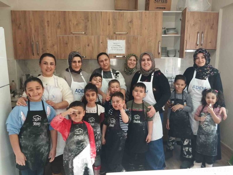 Köşk Halk Eğitim Merkezi’nde ’Anne-Çocuk Mutfak Atölyesi’ etkinlikleri düzenlendi