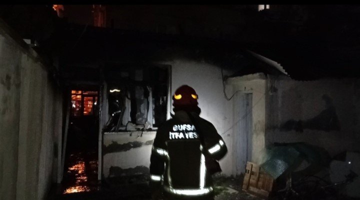 Bursa’da müstakil evde korkutan yangın