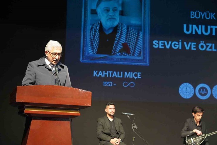 Usta Sanatçı Kahtalı Mıçe şarkılarıyla anıldı