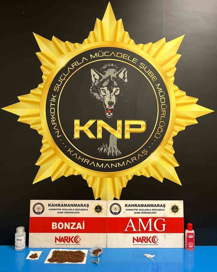 Kahramanmaraş’ta narkotik operasyonu: 2 tutuklama