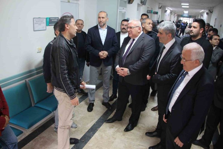 Kumluca Devlet Hastanesi’nde 1 yılda 424 bin 651 hasta muayene edildi