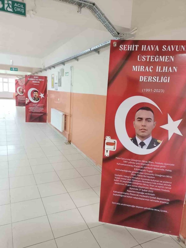 Tirebolu’da öğrenciler şehitleri sınıf kapılarında tanıyacak