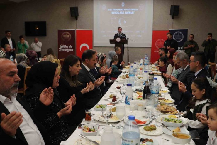 Hatay’da şahit aileleri ve gaziler iftar sofrasında buluştu