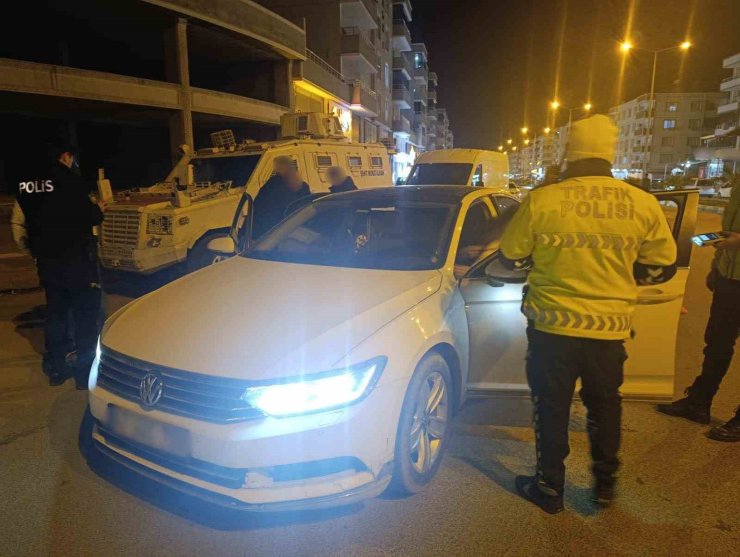 Mardin’deki asayiş uygulamasında 4 sürücüye cezai işlem uygulandı