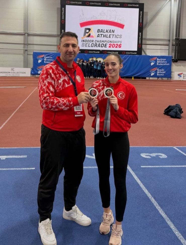 Eskişehirli atletizm sporcusundan Balkan’da altın madalya