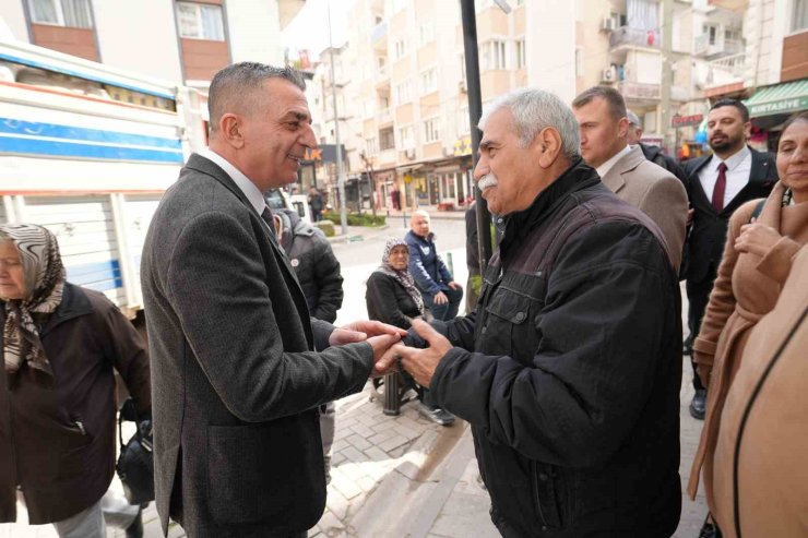 Başkan Şimşek esnafın sorunlarını dinledi