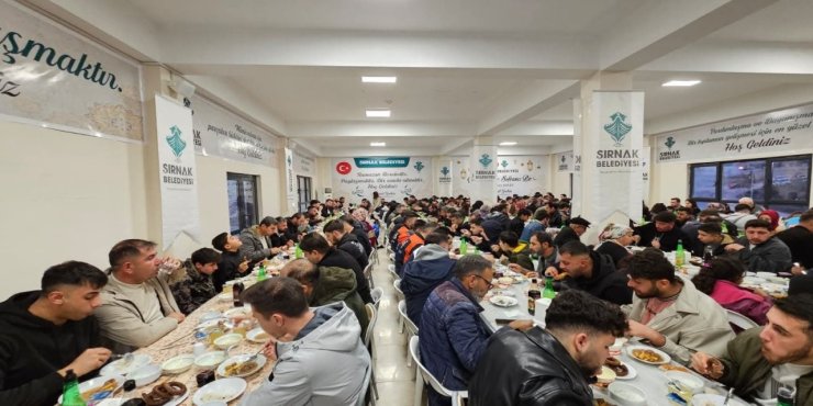 Şırnak’ta gönüller aynı sofrada buluştu
