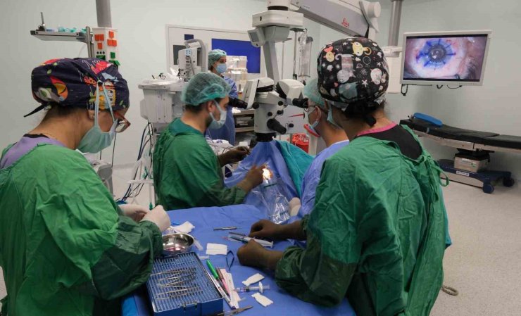 Mersin Şehir Hastanesi’nde ilk kornea nakli başarıyla yapıldı