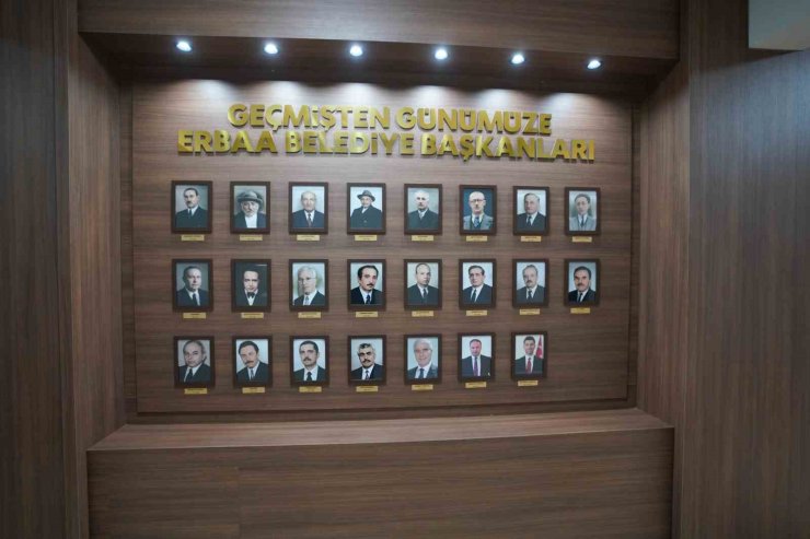 Erbaa Belediyesi’nin yönetim tarihi tek panoda toplandı