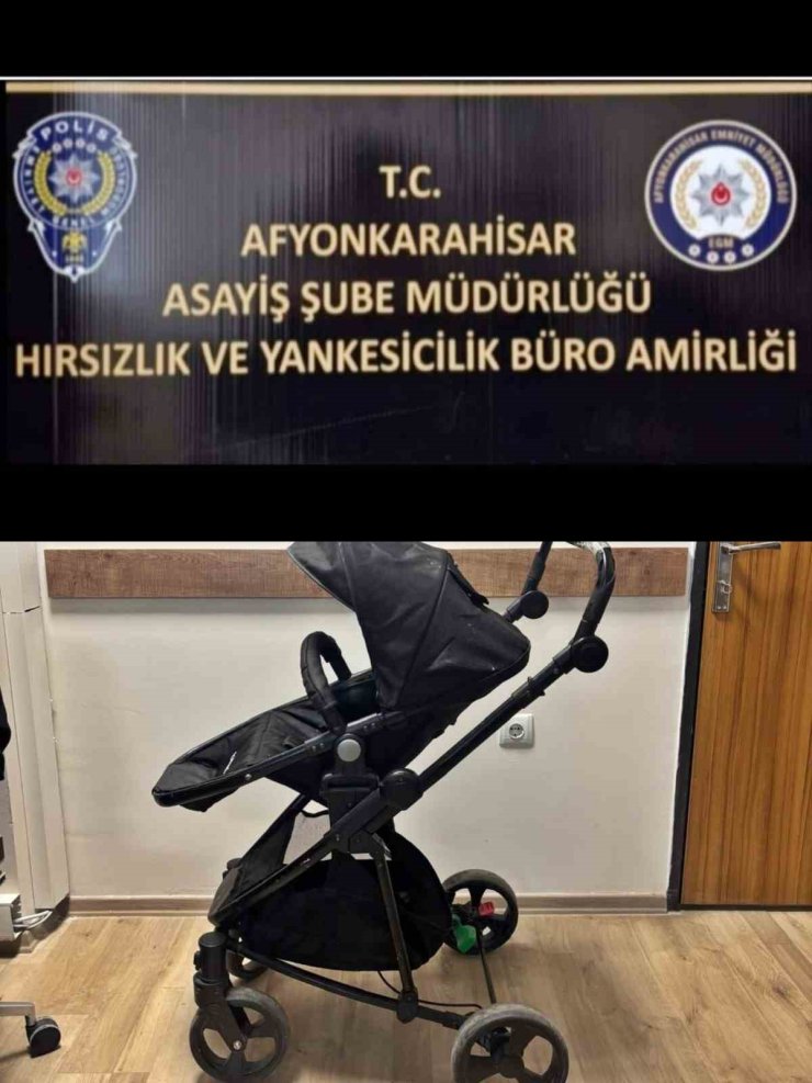 Bebek arabasını bile çalan şüphelileri polis yakaladı