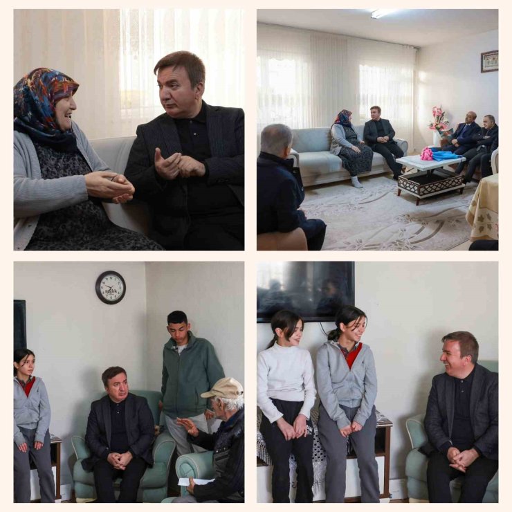 Vali Aydoğdu’dan hane ziyaretleri