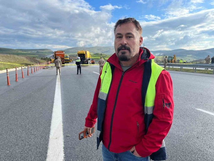 Balıkesir’deki uçak kazasına tanık olan şoför: Bütün parçalar önüme düştü