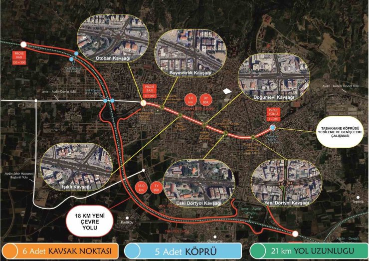 Köprülü kavşak çalışması kapsamında minibüs güzergahları değişti