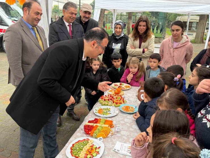 Sultanhisarlı öğrencilere sağlıklı beslenme anlatıldı