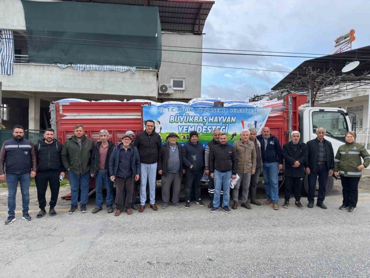 Başkan Çerçioğlu’nun küçük üreticilere yem destekleri devam ediyor
