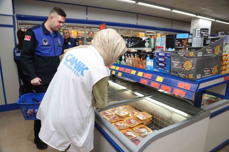 Canik’te marketlere sıkı denetim