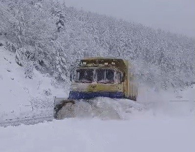Sinop’u kar vurdu: 42 köy yolu kapalı
