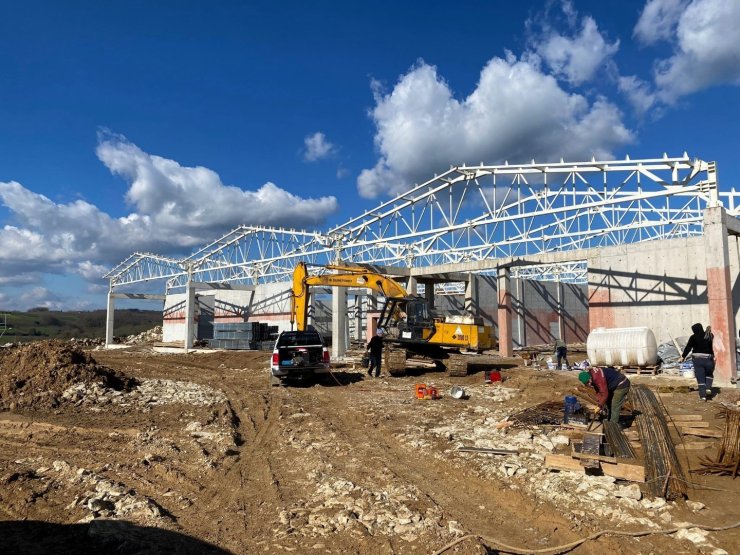 Kandıra Fındık Deposu’nda yapısal imalatlar tamamlandı