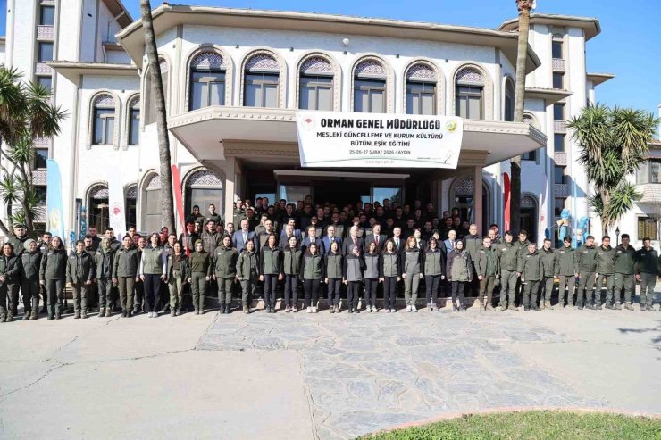 Orman ekiplerinin mesleki eğitim toplantısının ikincisi Aydın’da yapıldı