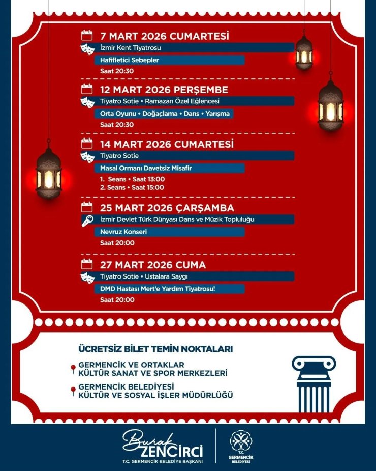 Germencik’te Mart Ayı kültür ve sanatla geçecek