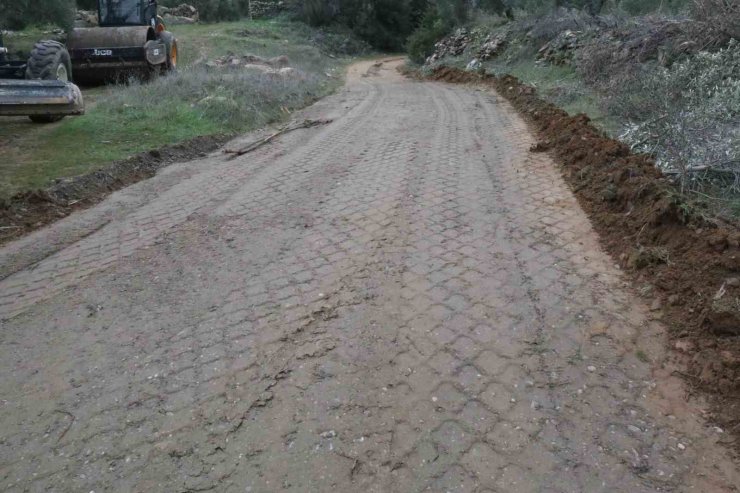 Kavaklı Mahallesi’ndeki bahçe yolu yenilendi