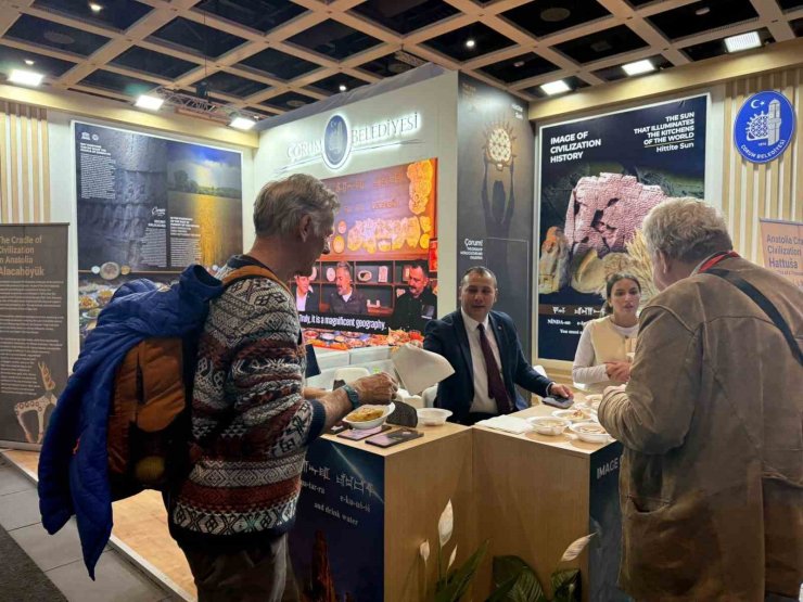 Çorum Belediyesi standına Berlin’de yoğun ilgi
