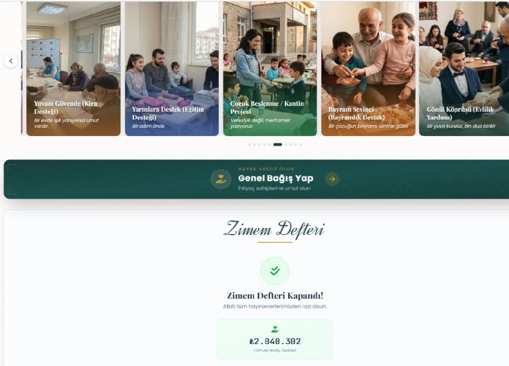 Zimem defterinde ki 2 milyon 40 bin TL’lik borç kapandı