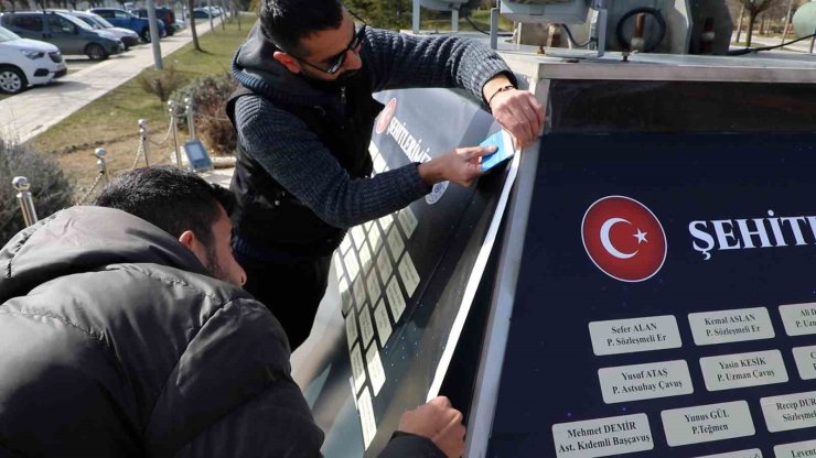 Elazığ’da şehitler anıtı restore edildi