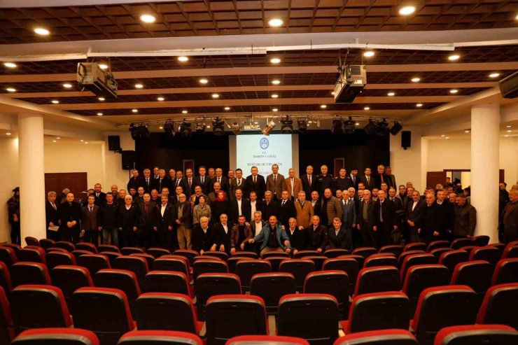 Vali Şahin Akçaabat’ta muhtarlarla buluştu