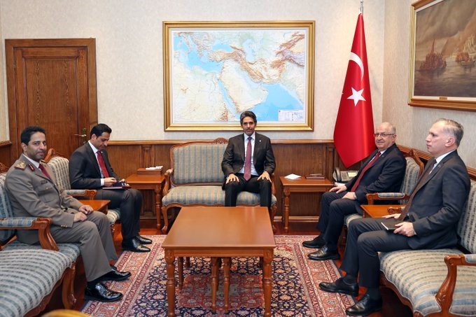 Bakan Güler, Katar Ankara Büyükelçisi Al-Henzab’ı kabul etti